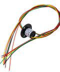 12.5mm Capsule Slip Ring, 300 RPM, 6 Wires, Circuits X2A, For Monitor And Robotic Test Equipment, High Reliability Gold Contact Rotary Connector, Suitable For Continuous Rotation, 1 Pc