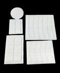 Five Groove Stretching Mold Go-To Tool For Tensile Tests And Glue Pouring In Scientific Research, Chemical-Resistant PTFE Teflon Mold