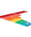 Plastic Rainbow Fraction Tiles For Montessori Math Learning, Colorful Hands On Fraction Manipulatives With Unit Fractions