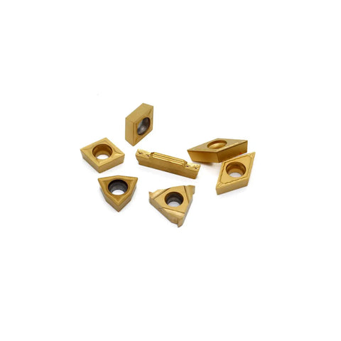 Seven-piece Pro-Grade Carbide Turning Inserts MGMN300 16ER A60 WCMT06T304 CCMT09T304 DCMT11T304 for 5/8 and 3/4 inch lathe tool holders