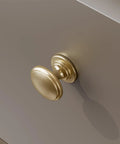 10 Pack Champagne Bronze Cabinet Knobs One And Three Sixteenths Inch Round Zinc Alloy Dresser Drawer Knobs With Wide Base Built Tough For Kitchen Bedroom And Bathroom