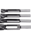 Heavy Duty Wood Plug Cutter Drill Bit Set Featuring Four Sizes For Nailed It Furniture Fixes Built Tough As Nails From Premium Carbon Steel and engineered for precise dowel boring.