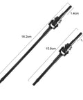 Tough As Nails Steel Front Cvd Drive Shafts Upgrade Kit For 1/10 Scale Rc Rock Crawlers showing 16.2cm and 10.6cm lengths.