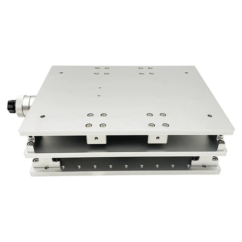 Built Tough Two Axis Moving Table For Laser Marking And Engraving Machine Portable XY Axis Workbench Aluminum Alloy Construction