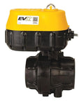 2 Inch 12 Volt Electronic Actuated Ball Valve With 316 Stainless Steel Body And PtfSeats 150 Psi Max Pressure Repairable Two Port Design