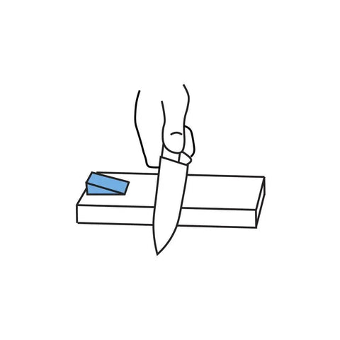 Pro Grade Knife Sharpening AGM Angle Wedges Set, Adjustable Jig Guides 10 to 20 Degrees Blue Plastic, Durable One And A Half Inch Length, Two Guides Allow Up to 39 Degrees for Precise Edge Alignment