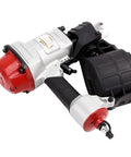 Pro-Grade Pneumatic Roofing Nailer 15 Degree Coil Nailer with aluminum body and side-load magazine