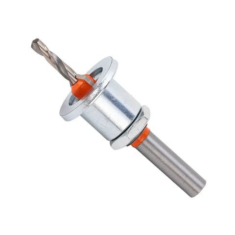 Heavy Duty Adjustable Depth Countersink Drill Bit With Slick Flute Design For Woodworking And Metal Drilling Makes Screw Setup A Total Breeze - close-up view