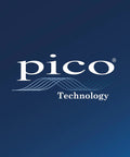 pico Technology logo on blue background representing Secure Hands Free Oscilloscope Probe Positioner.