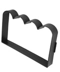Reusable Paving Mold For Garden Path And Patio, ABS material, black, showing irregular stone pattern