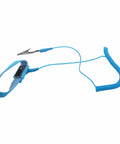 Anti Static Wrist Strap ESD Grounding Bracelet For Electronics Repair with blue adjustable conductive fiber band shown.