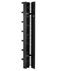 Double Sided Vertical Cabling Section Eight Feet Tall Flame Resistant Heavy Duty Rack Manager Featuring MCS Front And VCS Back side view.