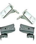 Boss Quality 4 Piece Door Hinge Assembly Kit For Cars And Light Trucks; includes upper lower hinges in durable steel.