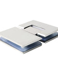 Beefed Up 2 Pack Heavy Duty Glass Door Hinge For Frameless Shower And Cabinet Showcase Clip with sleek stainless steel finish.