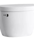 Cimarron Toilet Tank With 1.28 GPF WaterSense, White Finish, Left Hand Chrome Trip Lever Included, Easy Install, No Supply Line Needed, Durable Tank For Modern Bathrooms