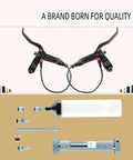 2-Pin Hydraulic Brake Lever For Ebikes And Scooters, Durable Aluminum Alloy Build, 22.2 Mm Handlebar Fit