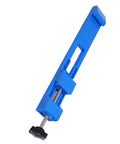 Zjchao Adjustable Circular Saw Milling Positioning Clamp With 145 To 207 Mm Locking Range and ABS lightweight blue clamp detail.
