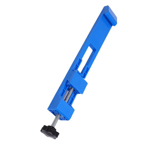 Zjchao Adjustable Circular Saw Milling Positioning Clamp With 145 To 207 Mm Locking Range and ABS lightweight blue clamp detail.
