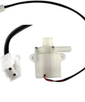 Top Notch 220V Water Pump Replacement For Household Small Bullet Ice Machine Compatible HZB50 HZB60 HZB80 HZB25BF with white metal casing.