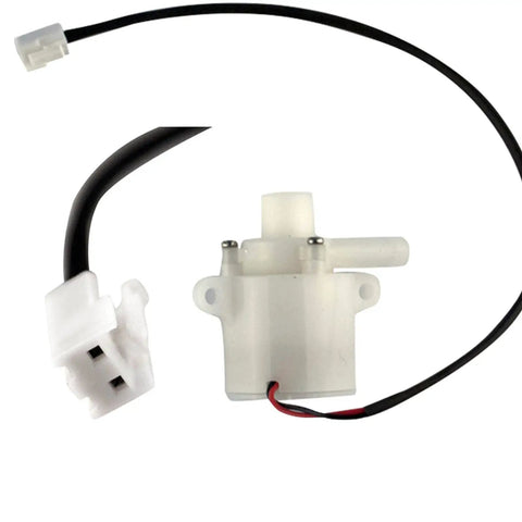 Top Notch 220V Water Pump Replacement For Household Small Bullet Ice Machine Compatible HZB50 HZB60 HZB80 HZB25BF with white metal casing.