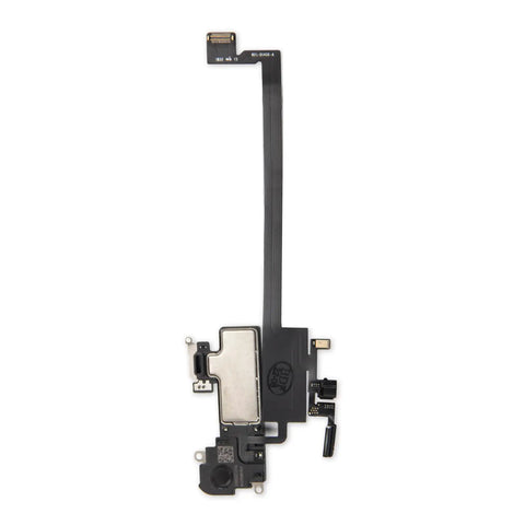 IPhone XS Max Ear Speaker Replacement Kit With Proximity Sensor Flex Cable For 6.5 Inch Models A1921 A2101 A2102 A2103 A2104 OEM Proximity Light Sensor Repair DIY, black flex cable