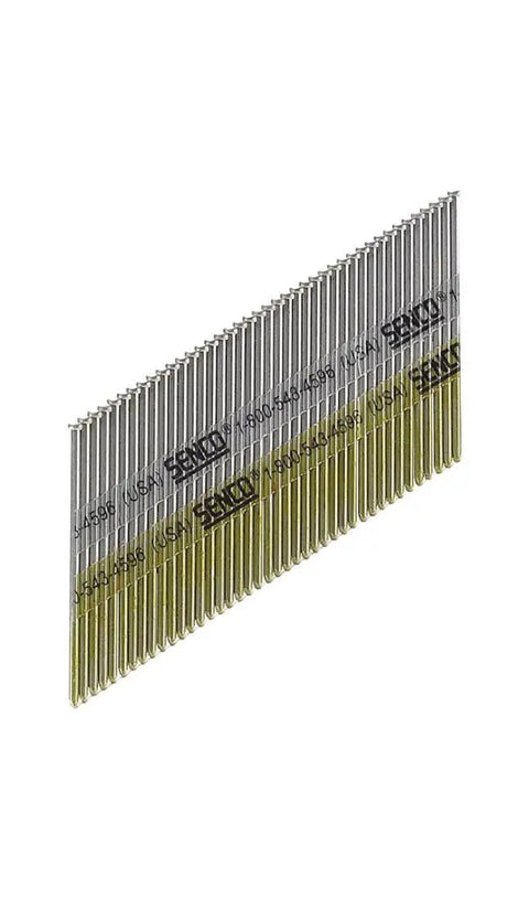 2 Inch 15 Gauge Finish Nail For 34 Degree Angled Nailing, Bright Finish, 4000 Count Pack, Pro Grade Finish, Heavy Duty, Fits Serco SFN40 SFN28 Dewalt D51275K Porter Cable DA250A Serco Finish Pro 35 Accused A250FN, Fewer Jams