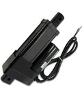 Smooth as Butter Silent Electric Linear Actuator 12V with compact design, 2 inch stroke, and wires for home automation use.