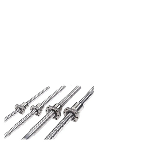 Top Notch C5 Precision Grade Ball Screw SFU2505 RM2505 Machined Ends For CNC Machines 1500mm Single Ballnut grouped angle view.