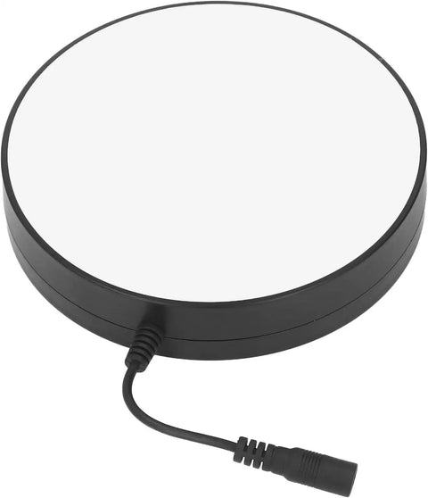 Pro-Grade Microscope LED Ring Light With 0-100% Dimming And Adapter For High CRI Natural Illumination, circular design with cord