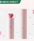 Two Pack Gel Pens With Cute Heart Design In Pink Ink Includes Four Extra Black Refills A Go-To Stationery Set For Journaling Note Taking