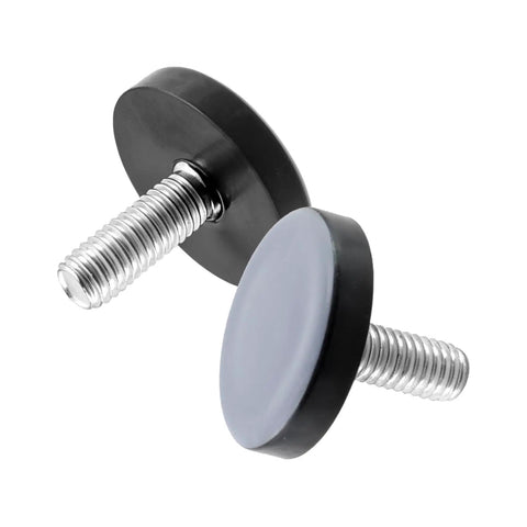Set Of 8 Adjustable Leveling Feet With M8 Bolt Screw-On Base And Four-Claw Nail, Heavy Duty Furniture Glides With PTFE Bottom, Metal Bolt, stable foot close-up