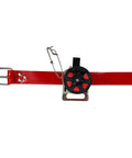 Quick Ditch Belt Reel With 30 Meter Red Line For Spearfishing, One-Handed Ditch Pull Tab, Heavy-Duty Backup Reel, High-Visibility 2.0mm Line