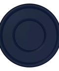 Top view of navy blue lid of Insulated Stainless Steel Water Bottle For Glider Lovers Who Live For Winch Launch Thrills