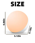 Touch Lamp Multicolor Night Light For Kids dimensions showing 5.12in wide by 4.86in high, soft ambient lighting