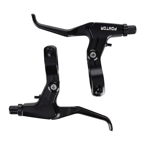 Universal Aluminum Alloy Bicycle Brake Levers For 2.2cm Handlebars With 2.5 Finger And 4 Finger Grips, Dope, Smooth, Responsive Braking