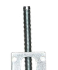 Close-up of adjustable furniture feet kit bolt and bracket for home use, part of 8 heavy duty table leg levelers for uneven floors.