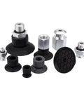 10 Piece Set Of Sff10~40 Pneumatic Vacuum Suction Cups Silicone And NBR For Robot Arms And Injection Molding Machines, various sizes and shapes.