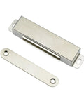 Magnetic Stainless Steel Heavy Duty Cabinet Door And Drawer Catch for kitchen, bathroom use, 9.5cm size, 1 piece.