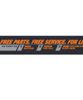 Free parts and service promotion for Heavy Duty 15 Amp Corded 7 Inch Angle Grinder With Adjustable Twist Handle.