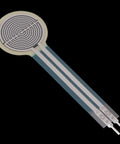 FSR402 Thin Film Pressure Sensor For Arduino And DIY Projects, Force Sensitive Resistor 0g To 10kg Range, Long Tail Flexible Cable, Easy Hookup For Precise Force Measurement In Industrial And Hobby Kits, round sensor with long flexible tail