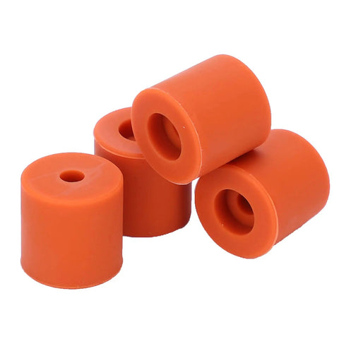 Built Like A Tank 12 Piece 3D Printer Heat Bed Leveling Kit with 16mm silicone columns for stable printing.