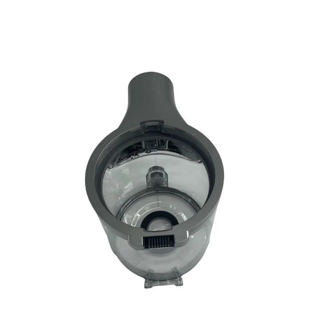 Top view of Heavy-Duty High Capacity Dust Cup For Dreame R20 Handheld Vacuum Replacement Part, showing transparent chamber.