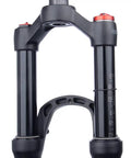 Beefed Up Front Mountain Bike Fork Air Suspension For 26 27.5 And 29 Inch Wheels With 100mm Travel, Rebound Adjustment, Manual And Remote Lockout