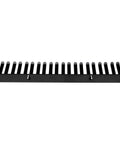 Front view of Wall Mount Cable Organizer With 19 Slots For 5 To 9 Mm Cables That Keeps Audio And Computer Cables Neat And Organized