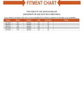 Fitment chart for Front Engine Motor Mount Left And Right Pair For Ford Mustang with model specifications from 2011 to 2018.