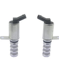 Two Pack Vvt Solenoid Replacement For Chevrolet Equinox Malibu Cruze Volt Spark And GMC Terrain L4 1.4L 1.5L Engines Replaces 12671373 12701385 Direct Fit Beefs Up Your Ride, showing two solenoids front view