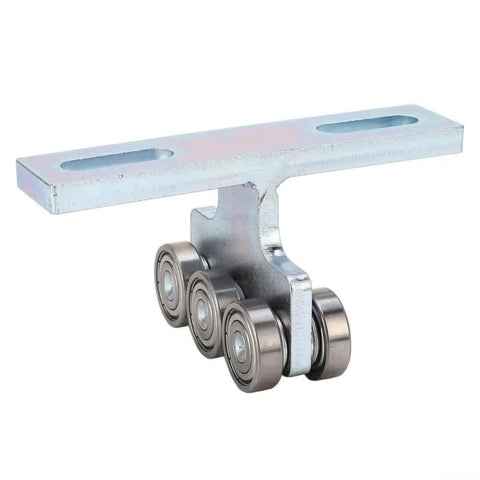 Pro Level Electric 6 Wheel Track Roller For 1 5/8 Metal Studs Quick Install Glide Mechanism metal roller with six casters.