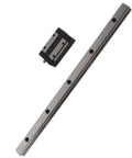 Slick And Fast Linear Guide Rail And Slider Kit With Ball Bearing Steel Block For Ultra-Precise Motion, P-Grade Linear Motion System For 3D Printers, CNC Machines, And Automation Equipment (300mm) steel rail and slider