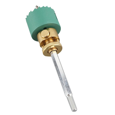 Get These Reusable Recessed Light Hole Saw Kits For Perfect Ceiling Cuts On Drywall And Wood With Dust Bowl Design Plus Hex Shank Bit For Easy Drilling Jobs green 125mm alloy steel hole saw with hex shank bit