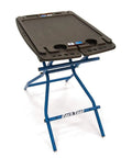 PB-1 Portable Workbench with Folding Steel Legs, Massive 91.5 cm by 58.5 cm Work Surface, standing on fold-flat steel legs.
